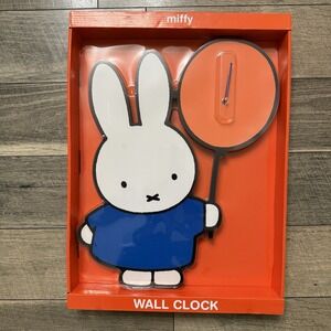 MIFFY Holding A Balloon Watch Large 20in Wall Clock Dick Bruna Rare Analog NIB